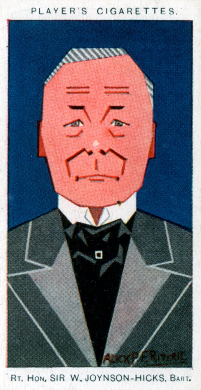 William Joynson-Hicks, 1. Viscount Brentford, britisk statsmann, 1926 av Alick P. F. Ritchie