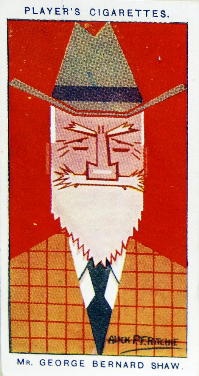 George Bernard Shaw av Alick Penrose Forbes Ritchie