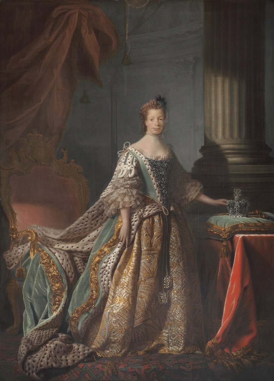 Charlotte, konsort av George III av Allan Ramsay