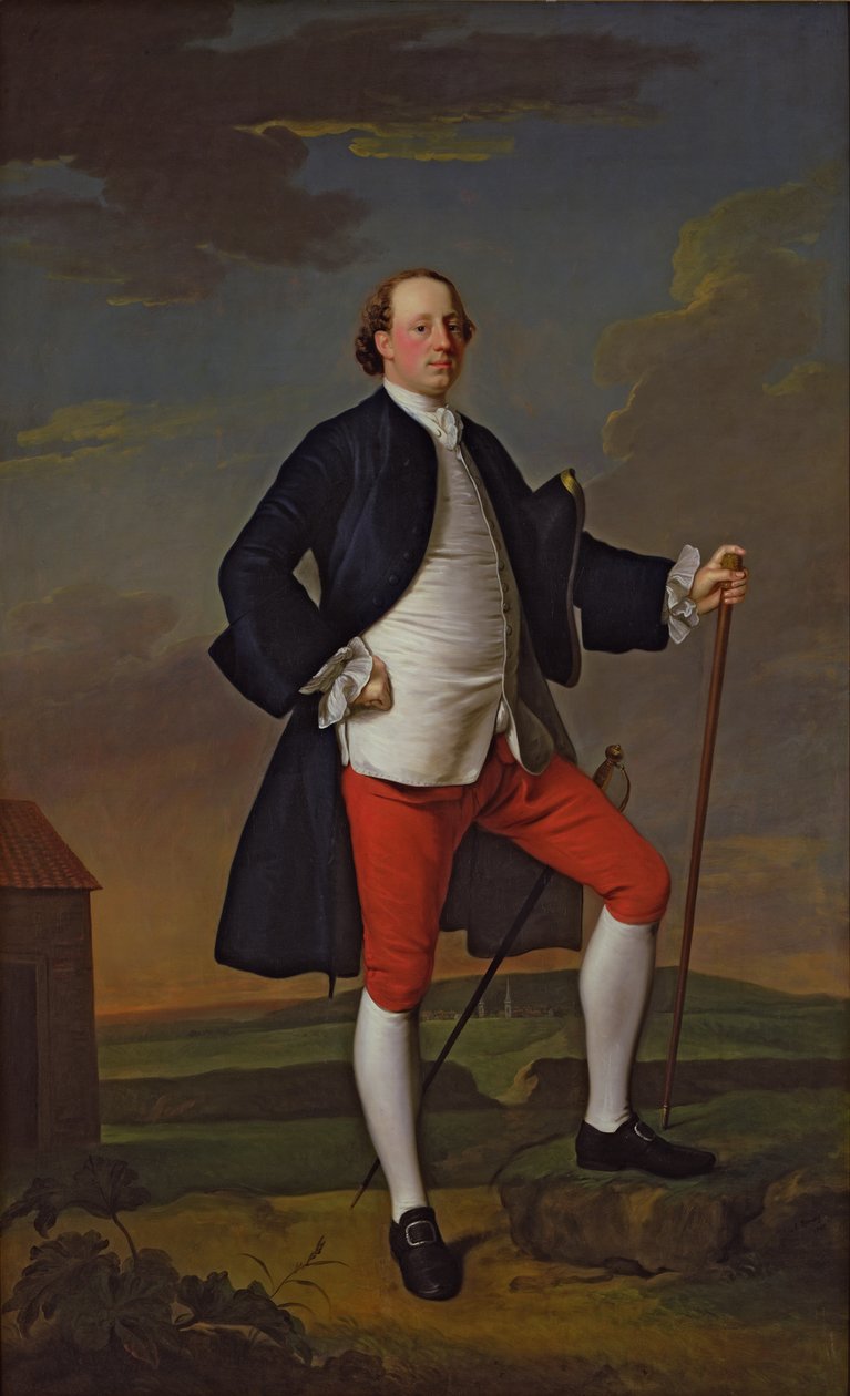 John Manners, Marquess of Granby, 1745 av Allan Ramsay