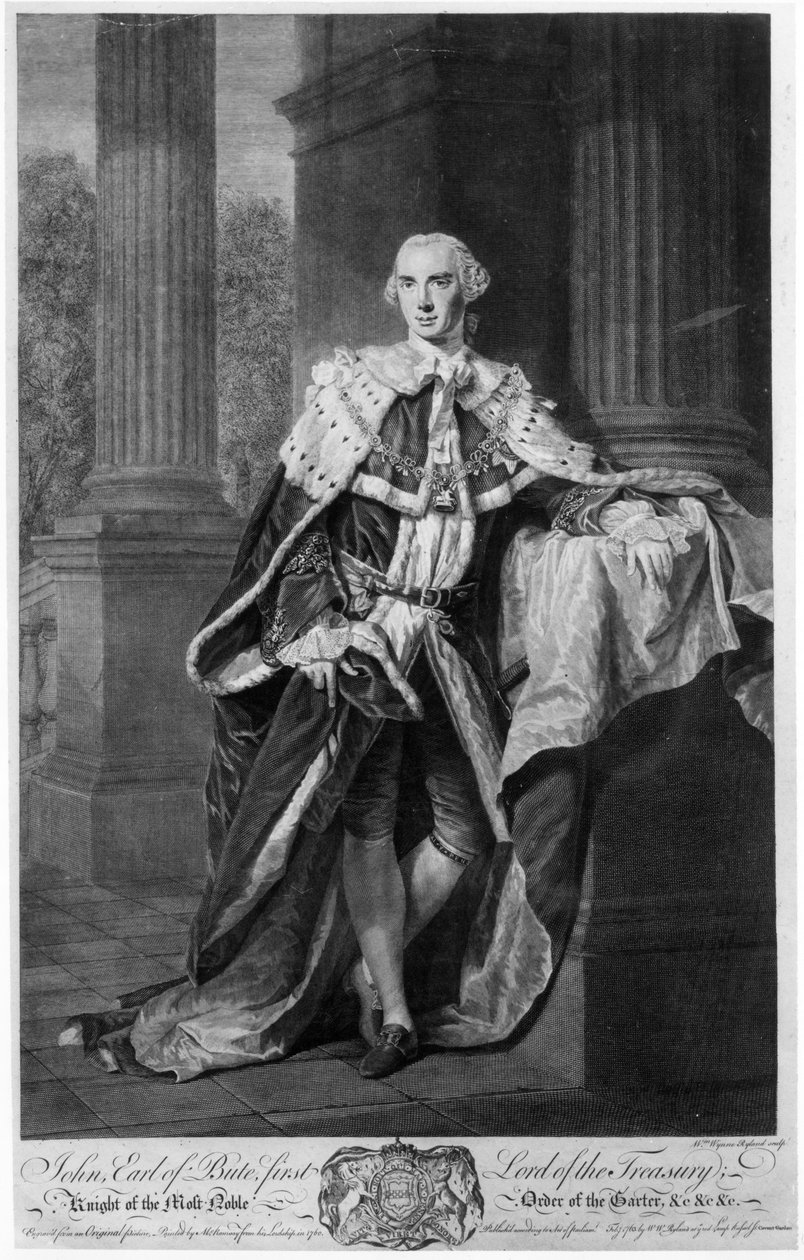 John Stuart, 3. jarl av Bute, 1763 av Allan Ramsay