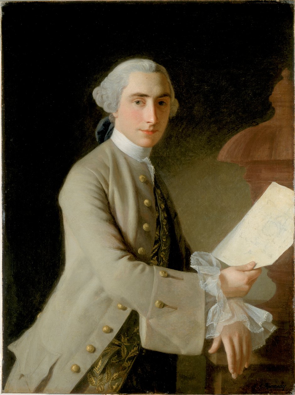 Portrett av James Adam, 1754 av Allan Ramsay