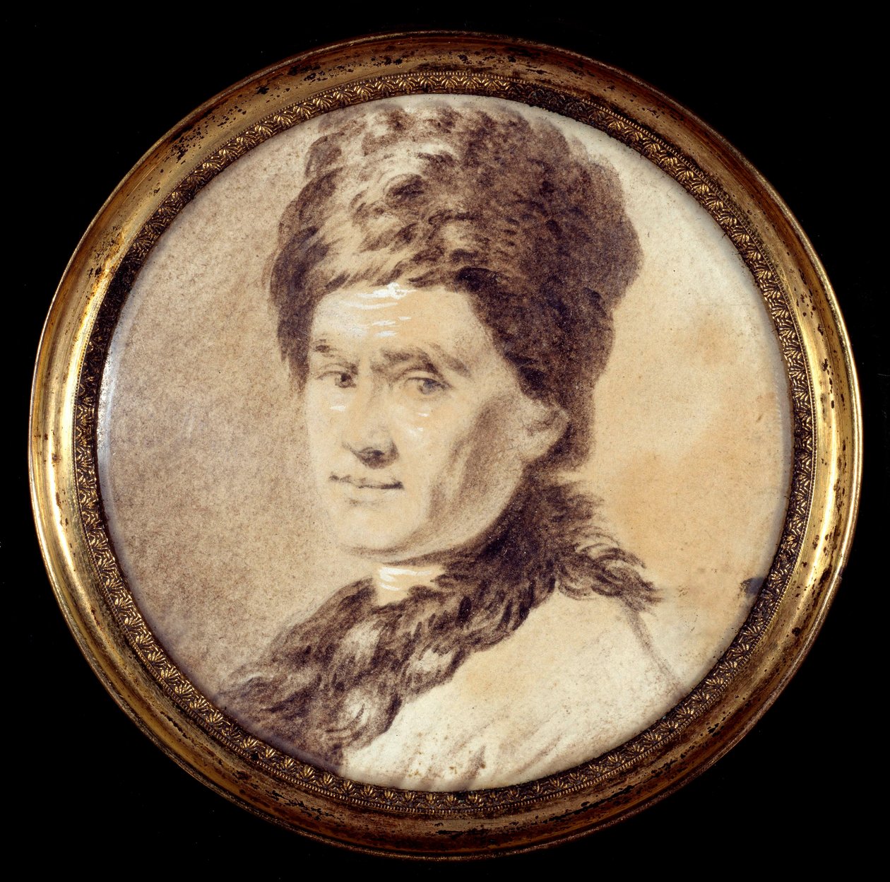 Portrett av den sveitsiske filosofen Jean Jacques Rousseau (1712-1778) i armensk drakt Anonym tegning av Allan Ramsay. Paris fra 1700-tallet, Musee Carnavalet av Allan (after) Ramsay