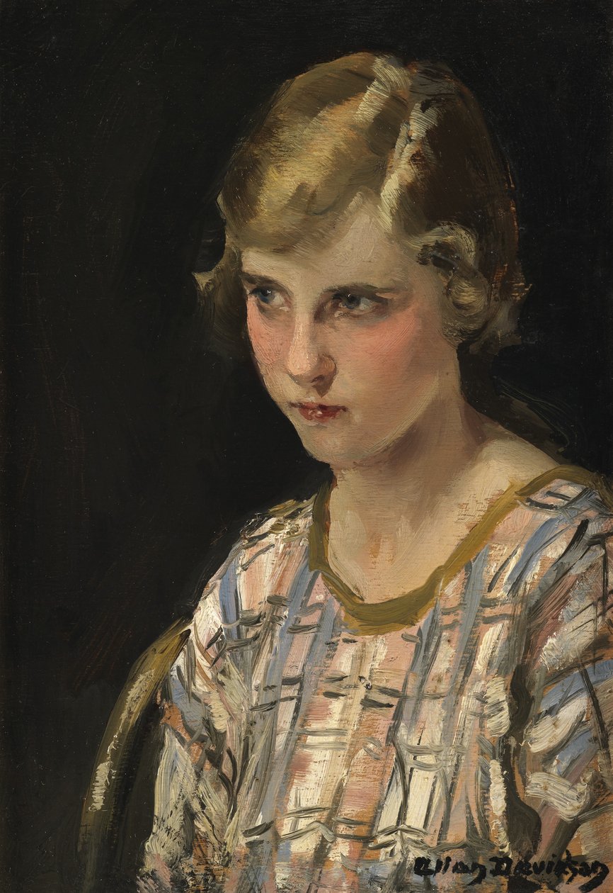 Hun (The Blushing Girl) av Allan Douglas Davidson