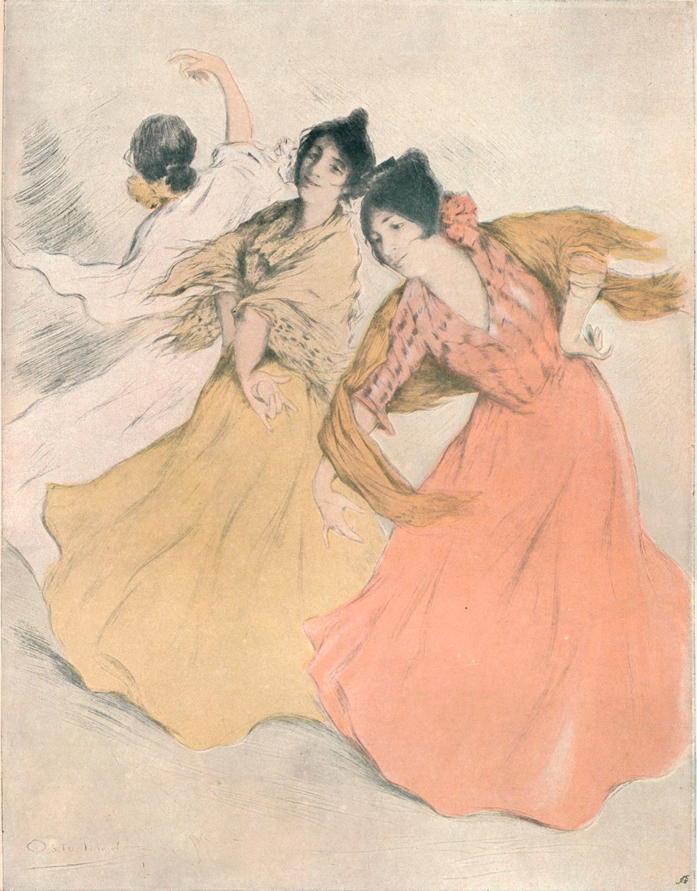 Spanske dansere, c1875-1903, 1903 av Allan Osterlind