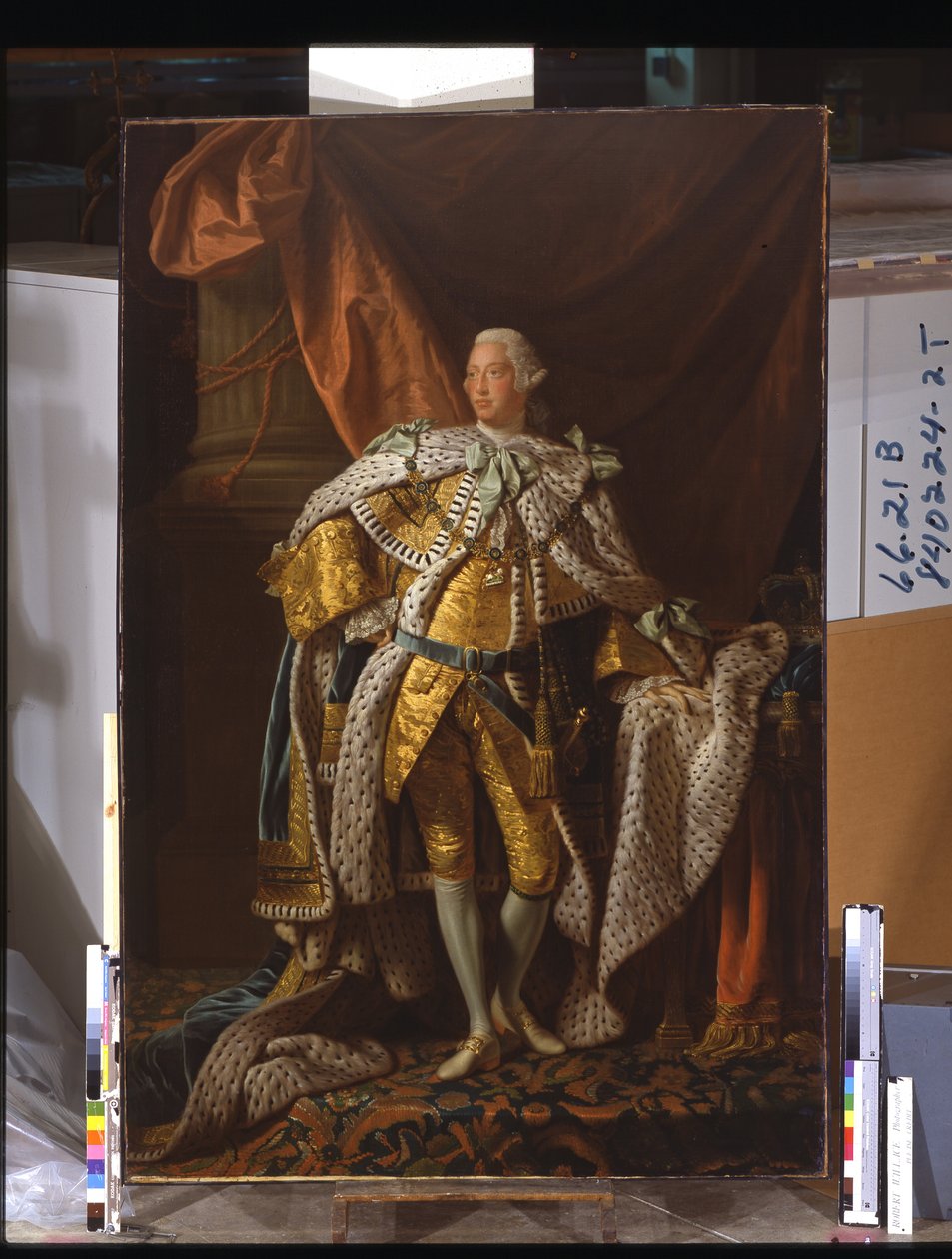 Kong George III (olje på lerret) av Allan Ramsay