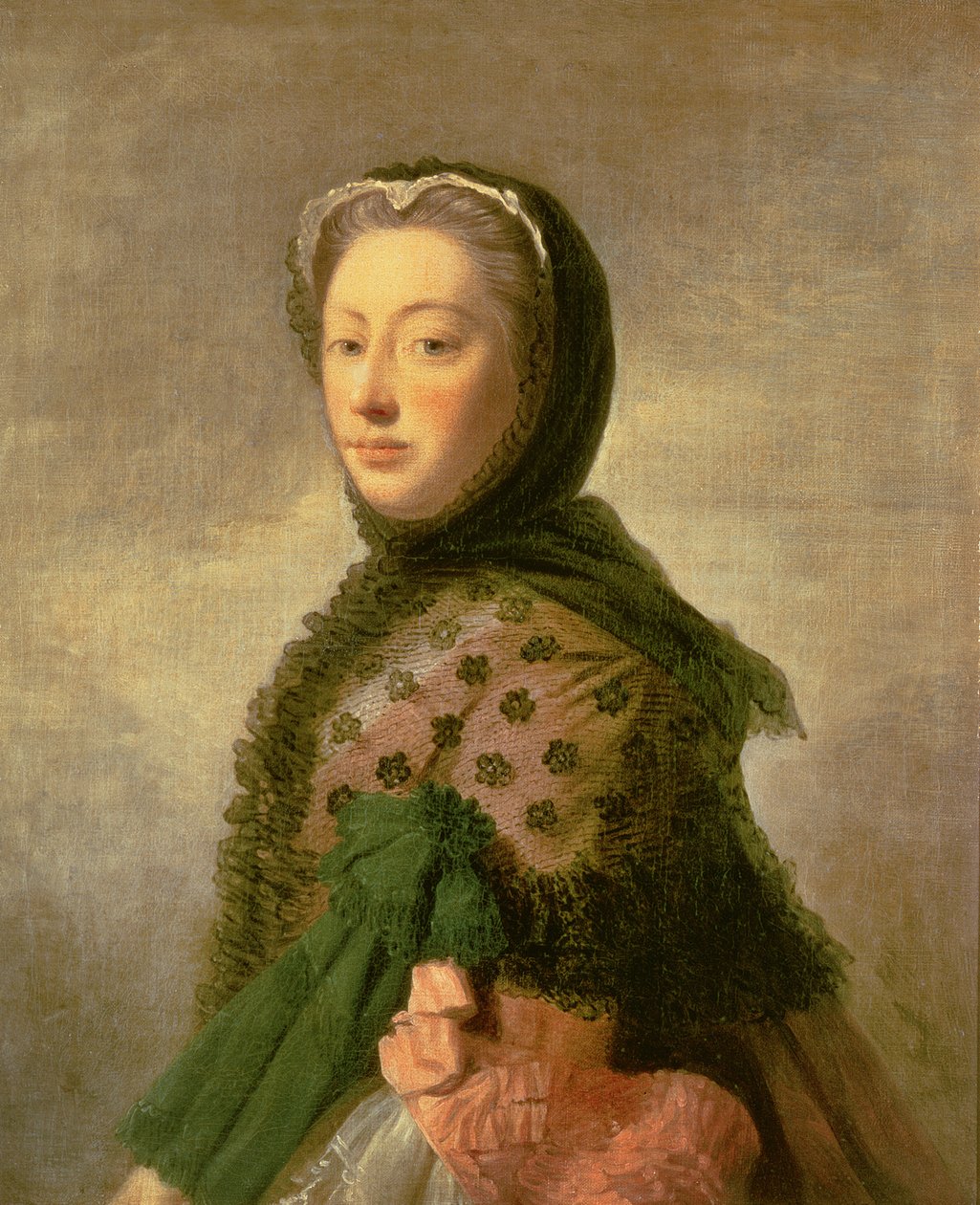 Portrett av Augusta av Saxe-Gotha, prinsesse av Wales av Allan Ramsay