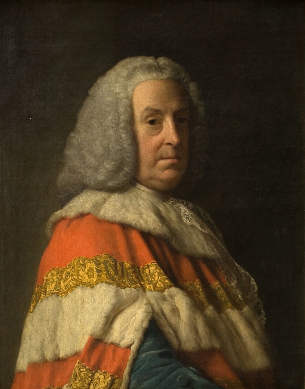 Portrett av Sir William Pulteney, jarl av Bath, 1750-64. av Allan Ramsay