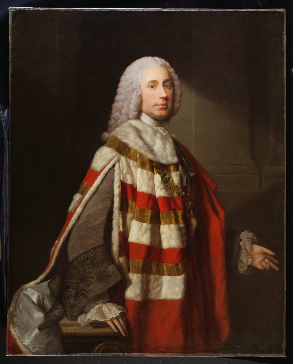 Portrett av en adelsmann, antatt å være James, 8. jarl av Moray av Allan Ramsay