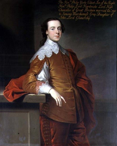 Portrett av den ærede Philip Yorke av Allan Ramsay