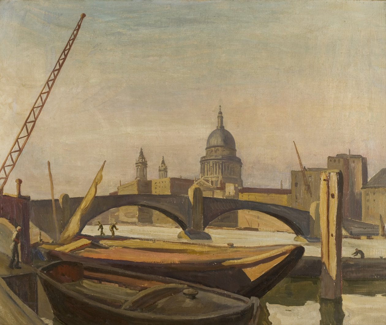 St Paul's, før 1928 (olje på lerret) av Allan Walton