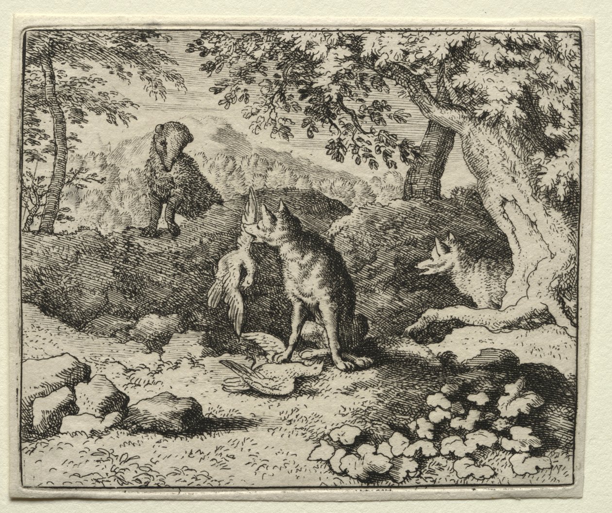 Reynard the Fox: Badger Comes to Warn Reynard av Allart van Everdingen