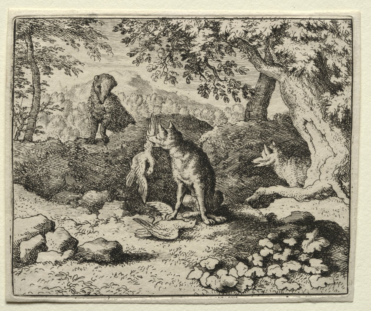Reynard the Fox: Badger Comes to Warn Reynard. av Allart van Everdingen