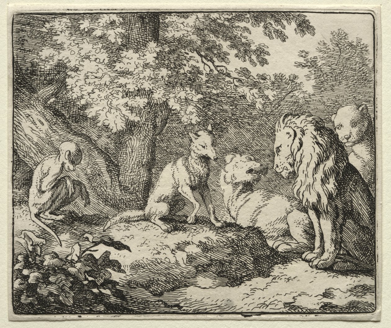 Reynard the Fox: Ytterligere falskt vitnesbyrd fra Reynard av Allart van Everdingen