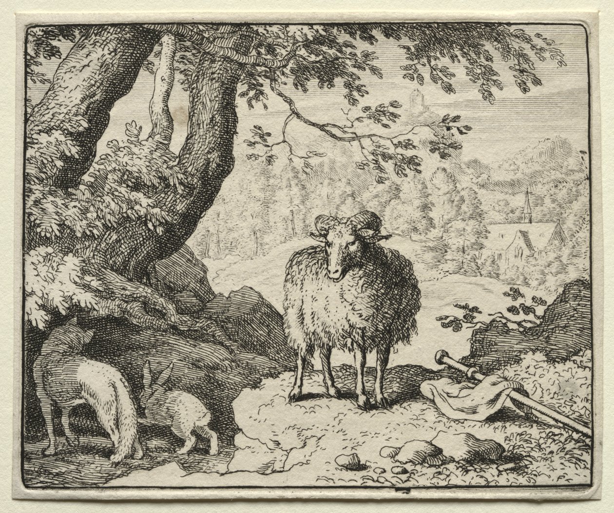 Reynard the Fox: Reynard vender hjem av Allart van Everdingen