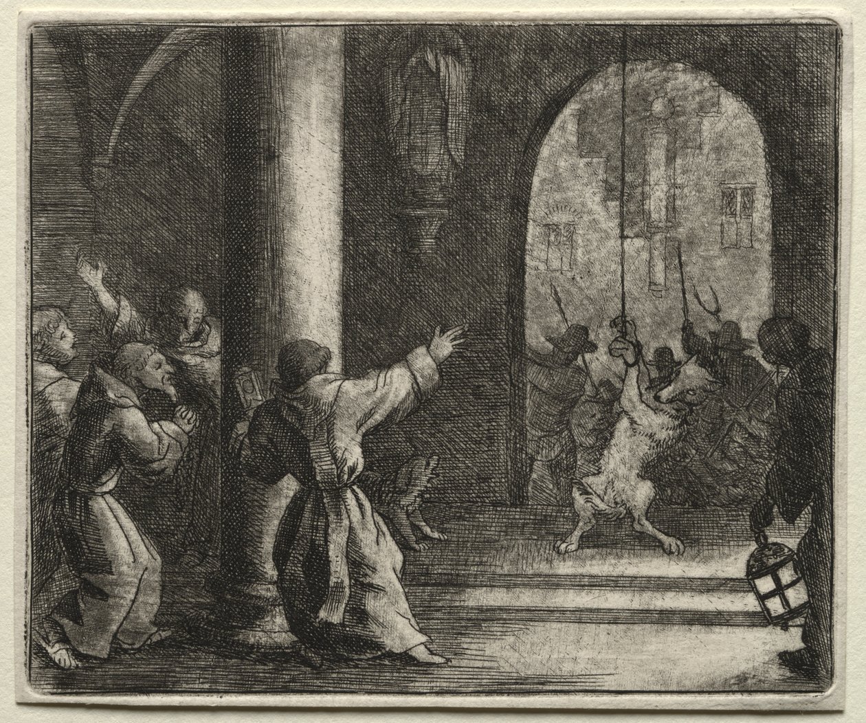 Reynard the Fox: Reynard lurer ulven av Allart van Everdingen