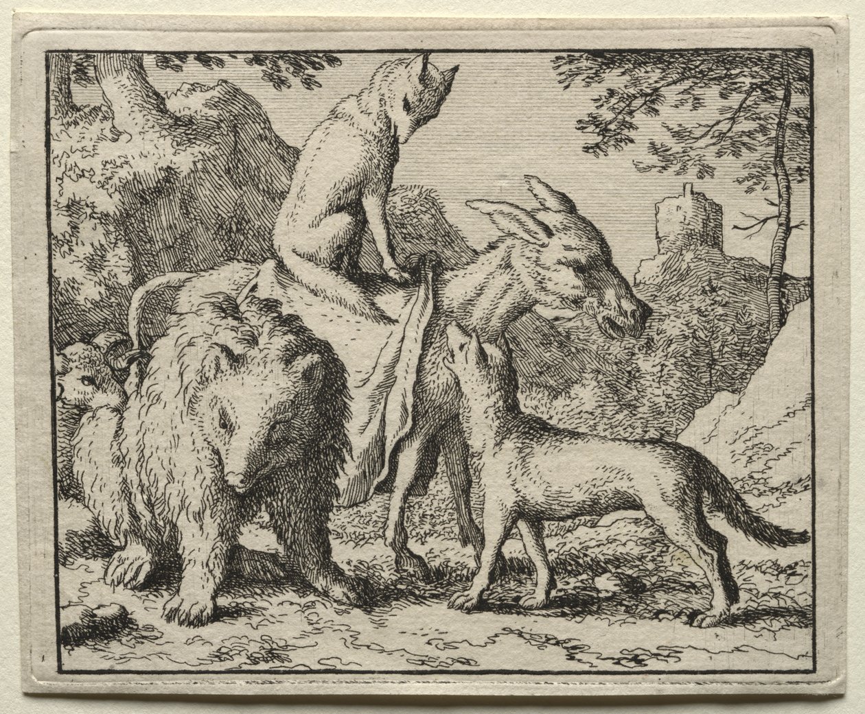 Reynard the Fox: Reynard og hans følgesvenner av Allart van Everdingen