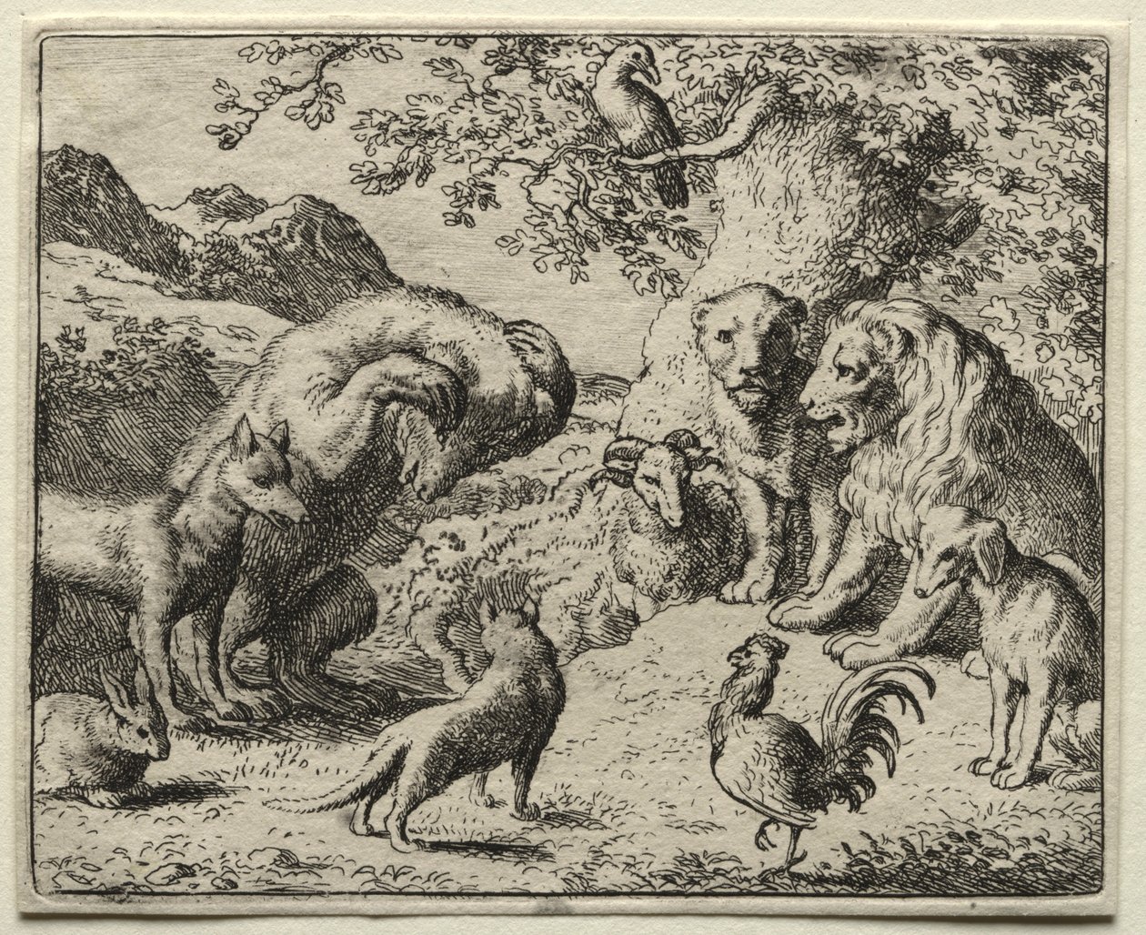 Reynard the Fox: The Complaint of the Bear. av Allart van Everdingen