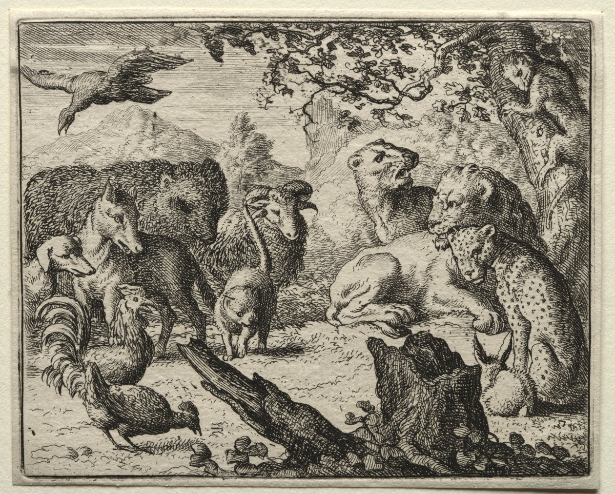 Reynard the Fox: Lions Court. av Allart van Everdingen