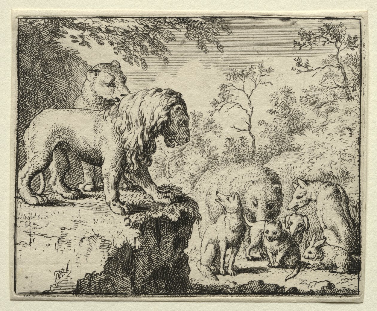 Reynard the Fox: The Pardon of Reynard av Allart van Everdingen