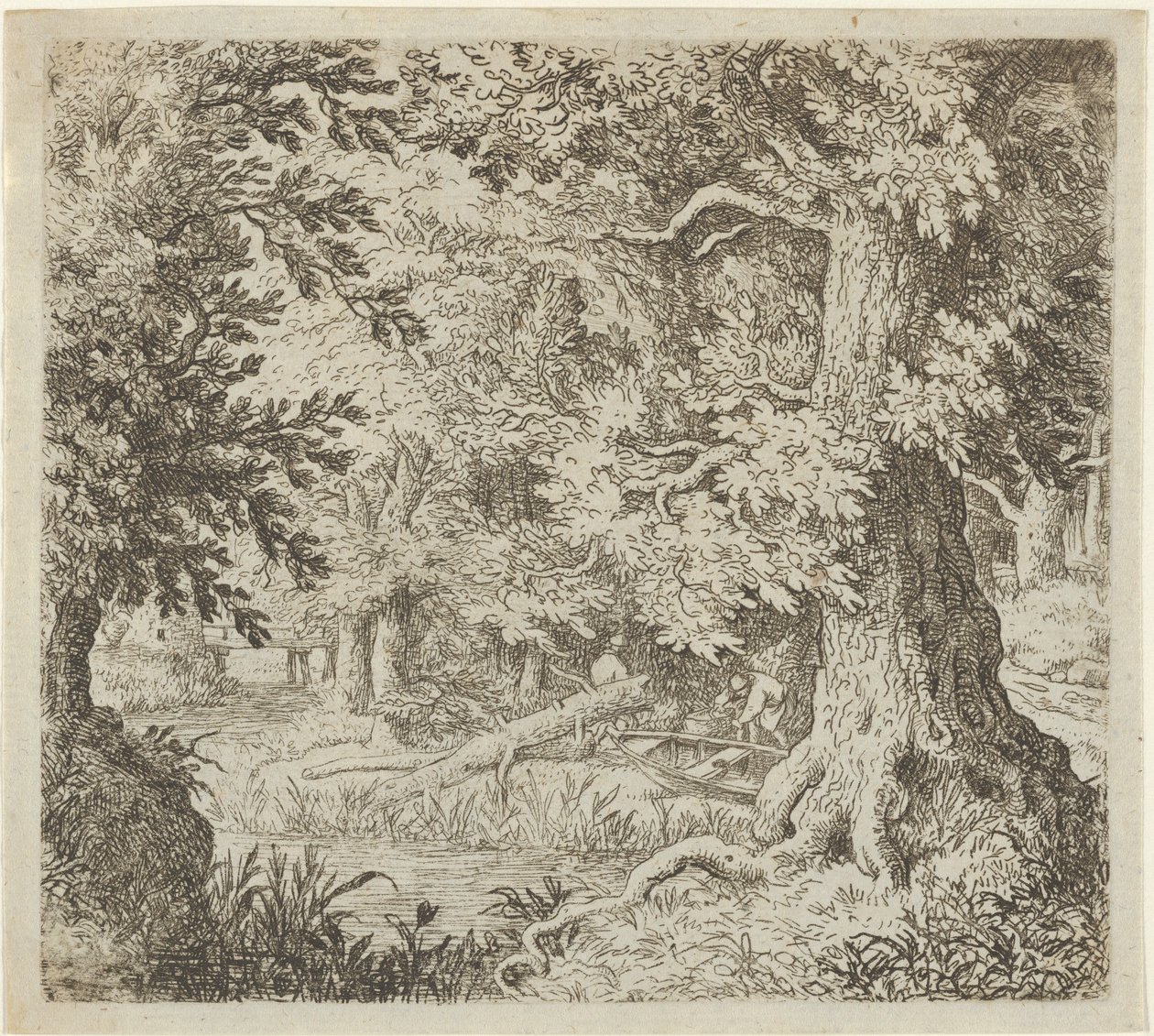 The Brook in the Wood, 1600-tallet. av Allart van Everdingen