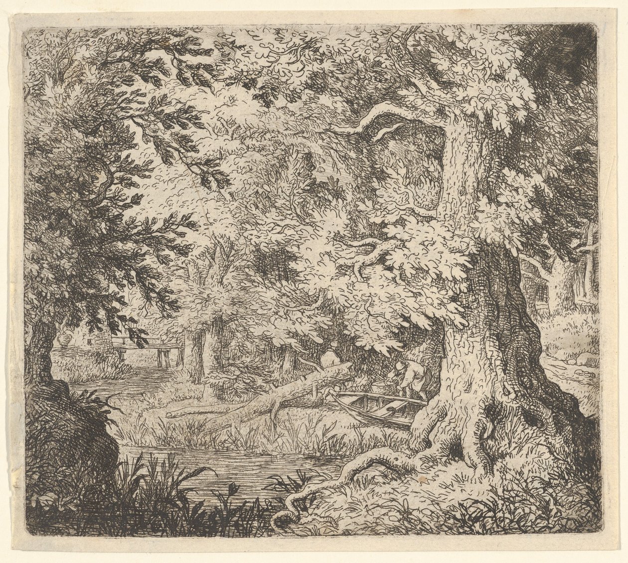 The Brook in the Wood, 1600-tallet. av Allart van Everdingen