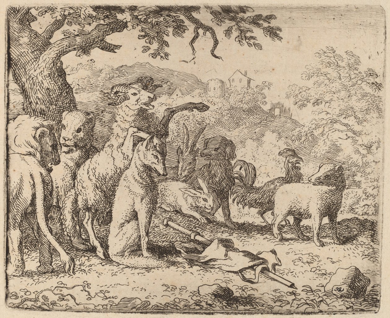 The Ram velsigner Reynard, sannsynligvis ca. 16451656. av Allart van Everdingen
