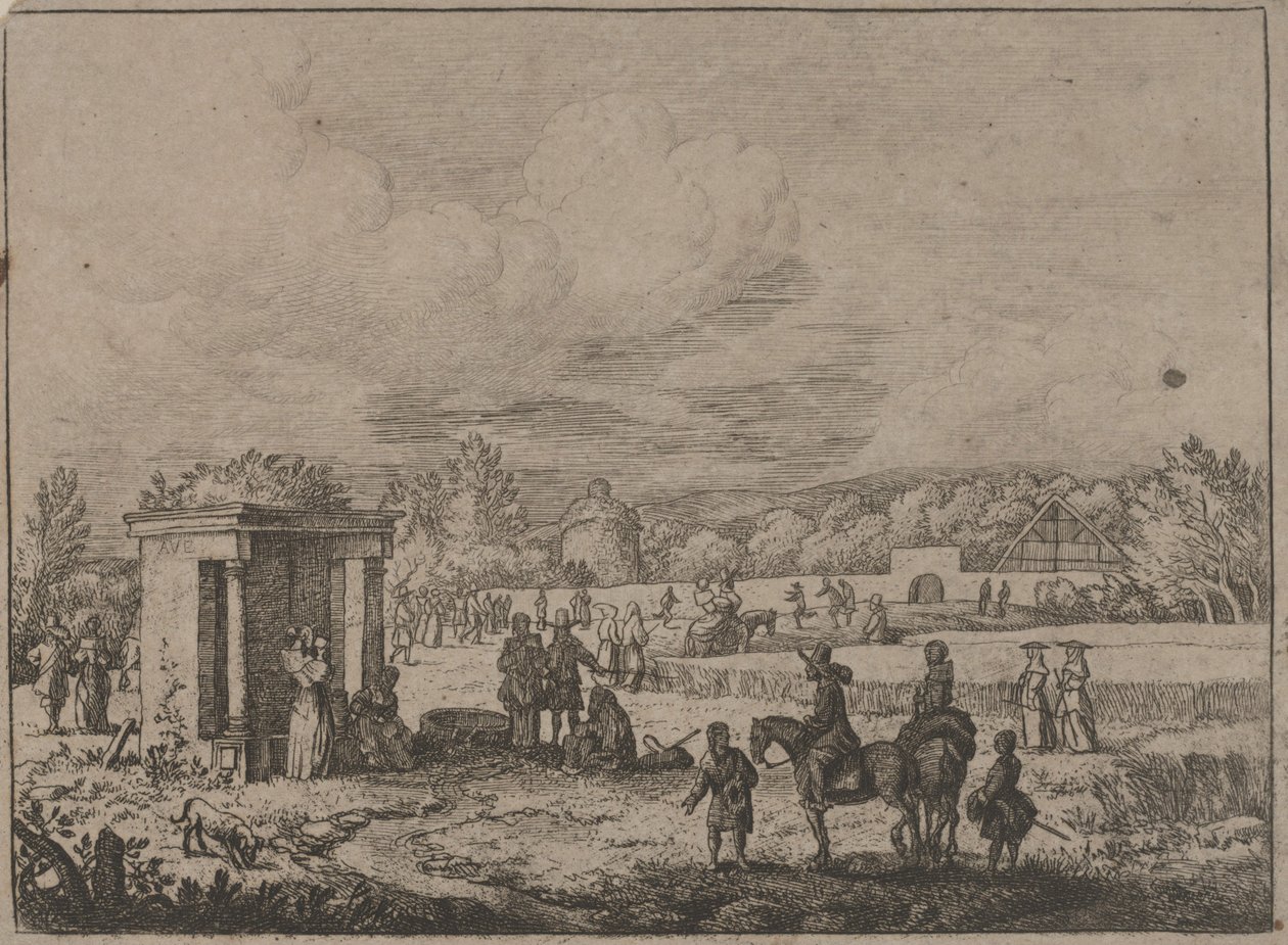 The Spring at Watroz, ca. 1650 (etsing) av Allart van Everdingen