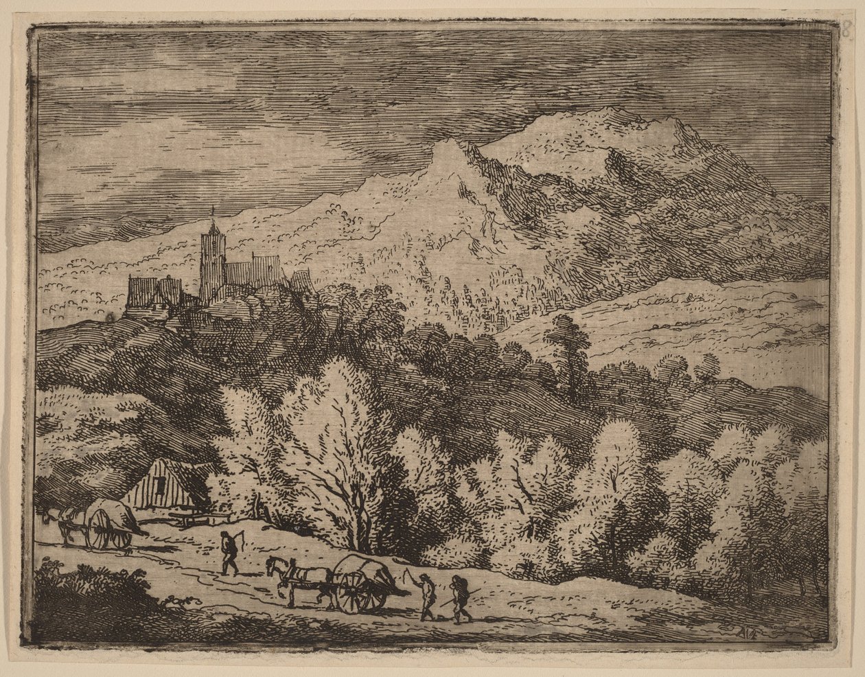 To kjerrer av Allart van Everdingen