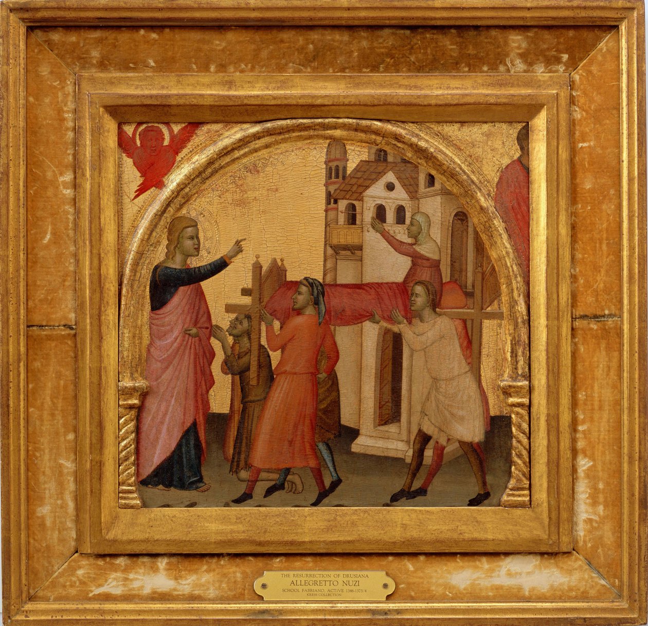 Oppstandelsen til Drusiana, ca. 1370 av Allegretto Nuzi