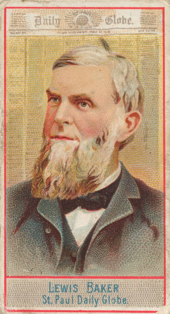 Lewis Baker, St. Paul Daily Globe, fra American Editors-serien N1 for Allen & Ginte..., 1887. av Allen