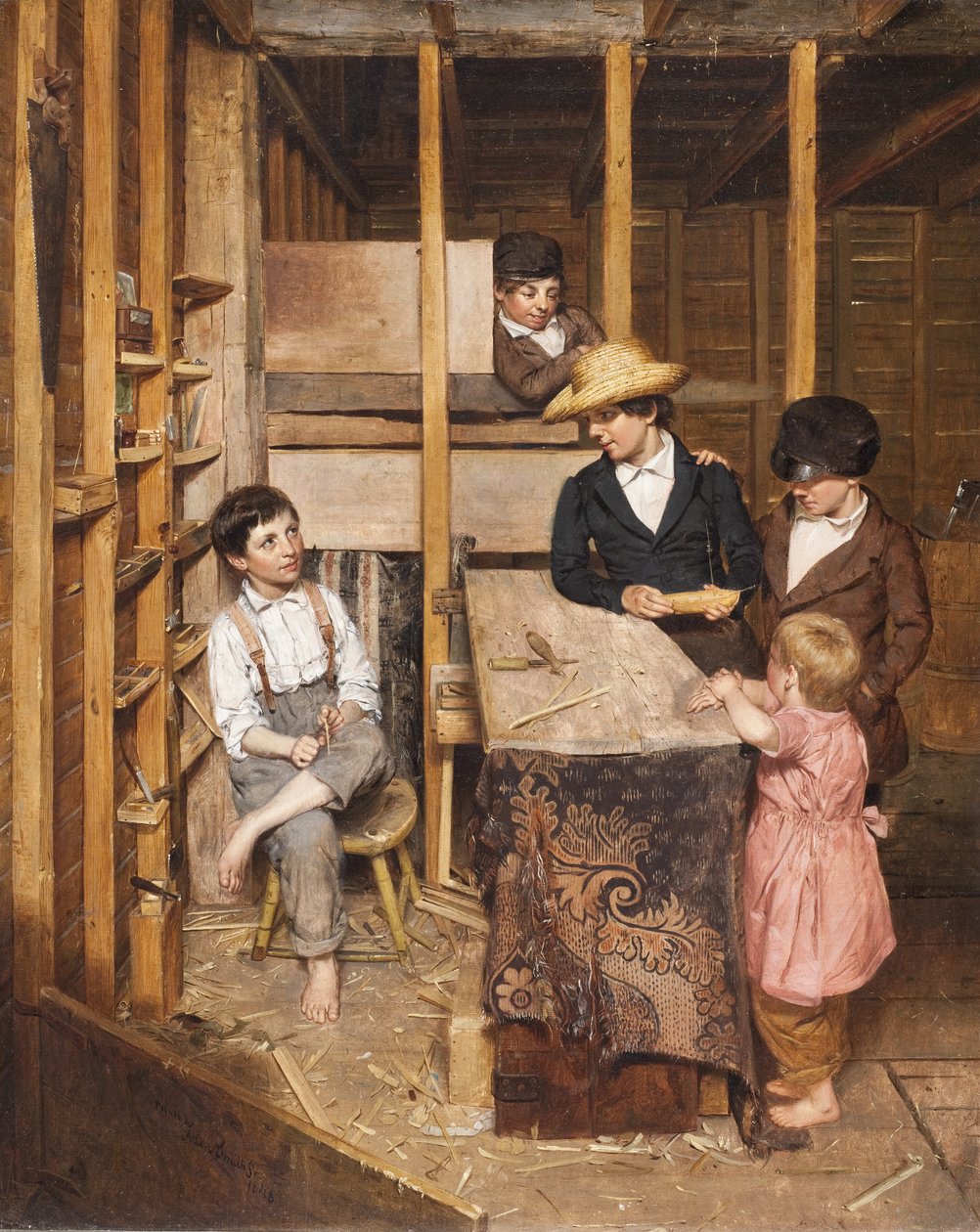 Den unge mekanikeren, 1848 av Allen Smith
