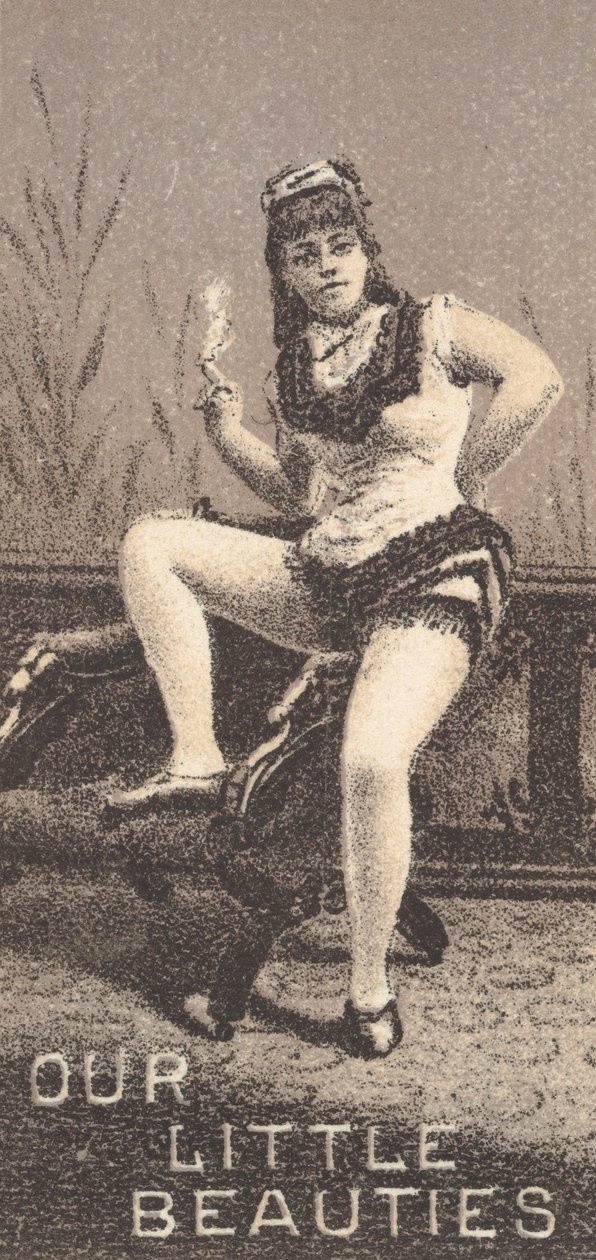 Fra Actresses-serien N57 som promoterer Our Little Beauties Cigarettes for Allen & Ginte..., 1890. av Allen and Ginter