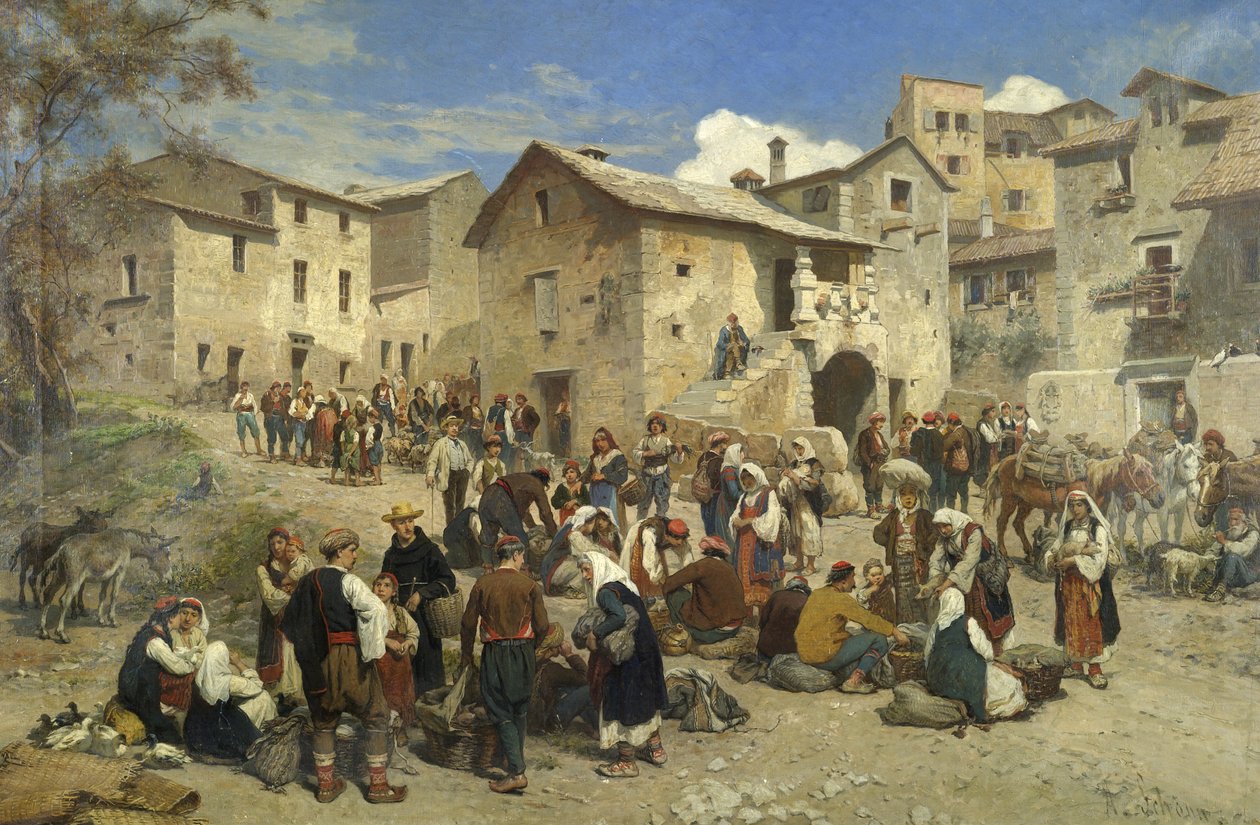 Marked i Sarajevo. av Alois Schonn
