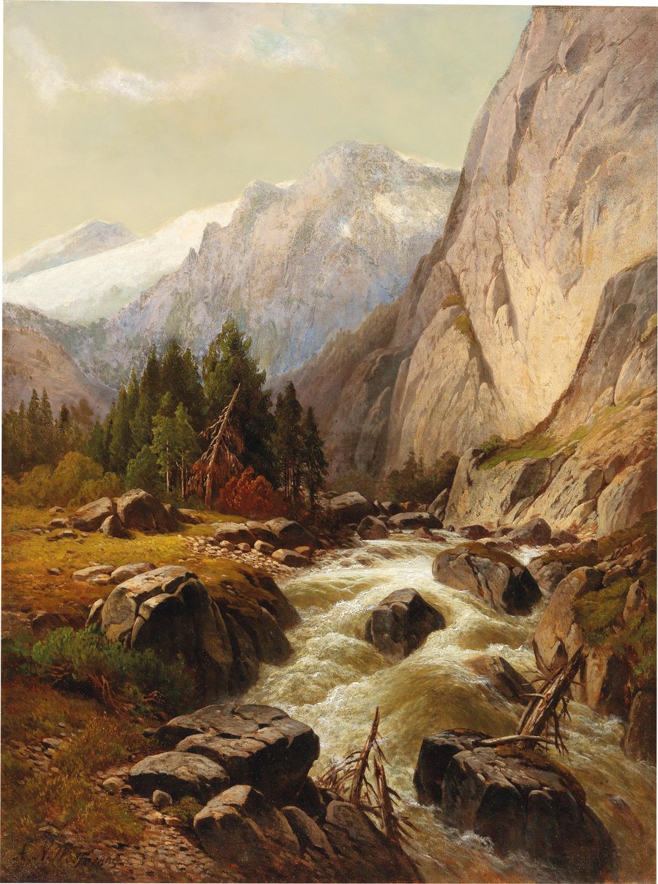 Fjellbekk av Alois Wolf