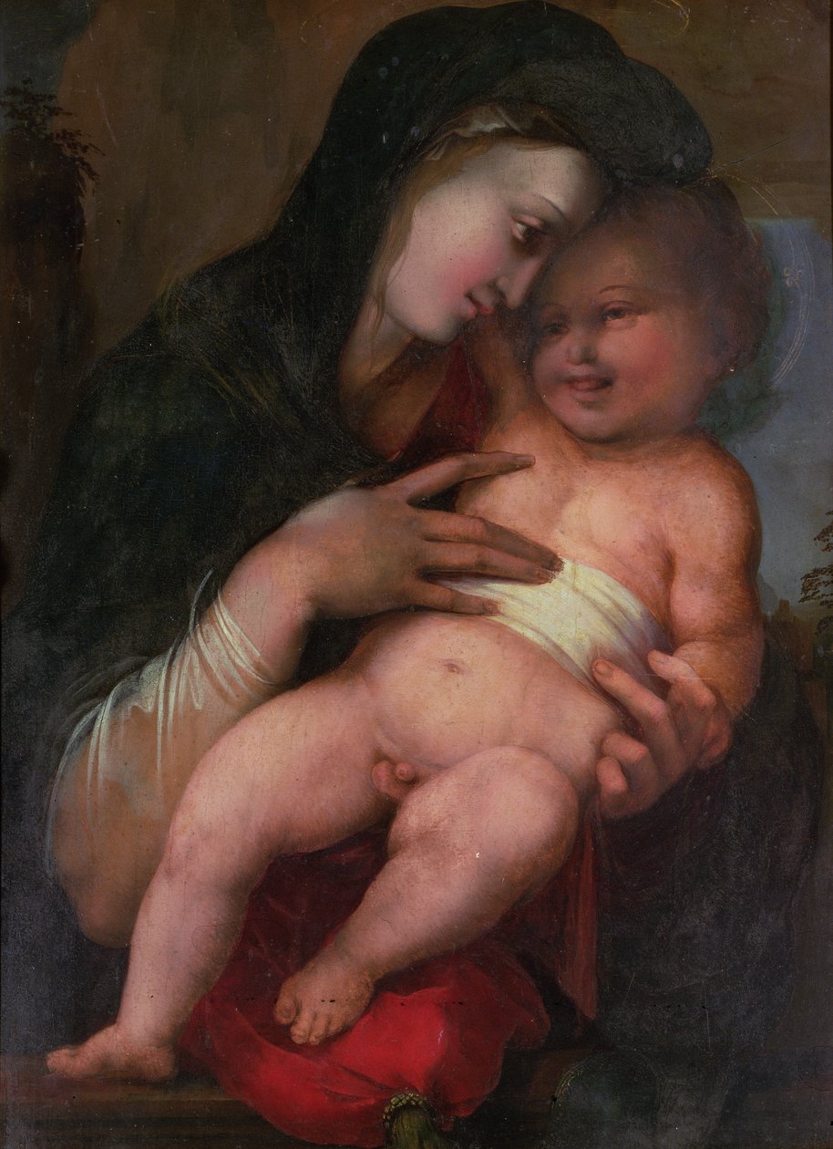 Madonna og barn, ca. 1517 av Alonso Berruguete