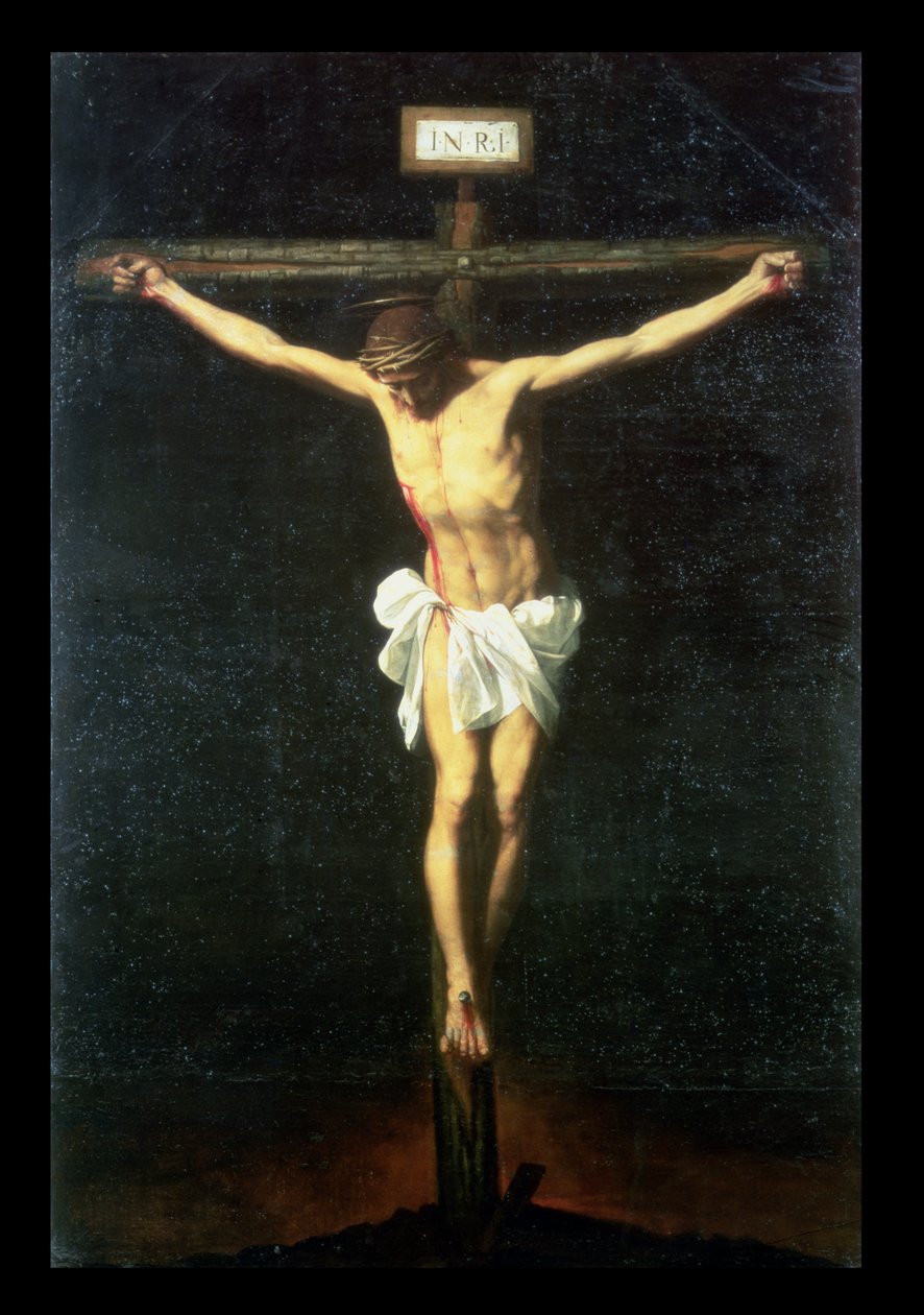 Korsfestelsen, slutten av 1630-årene av Alonso Cano