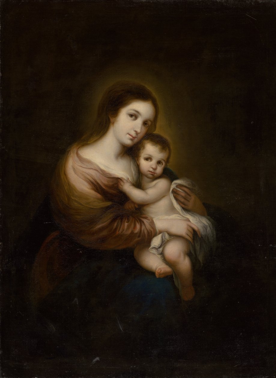 Madonna og barn av Alonso Miguel de Tovar