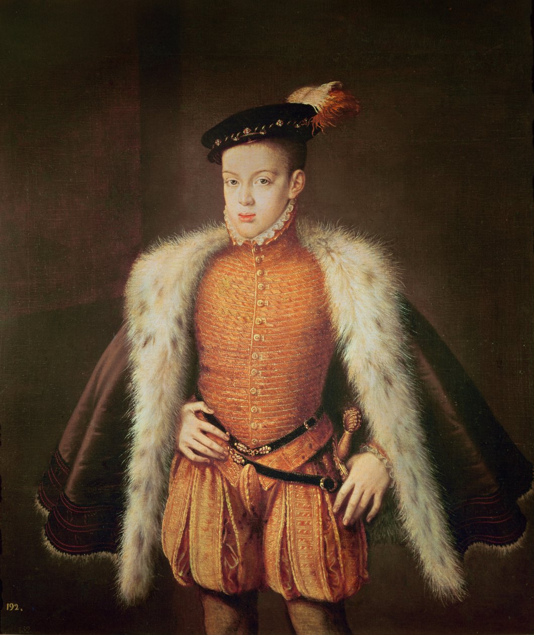 Don Carlos, prins av Asturias og Portugal, ca. 1558 av Alonso Sánchez Coello