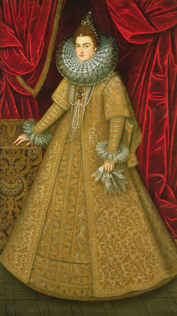 Portrett av dronning Isabel Clara Eugenia av Alonso Sánchez Coello