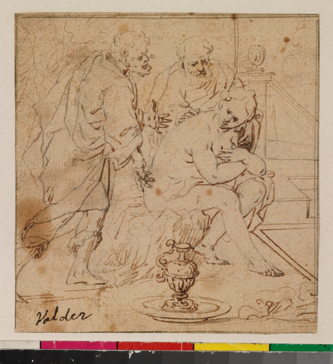 Susannah og de eldste (rekto) av Alonso (follower of) Cano