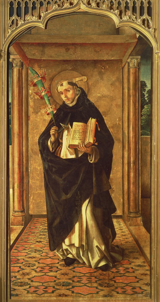 St. Peter Martyr (fra St. Peter-altertavlen) av Alonso Berruguete