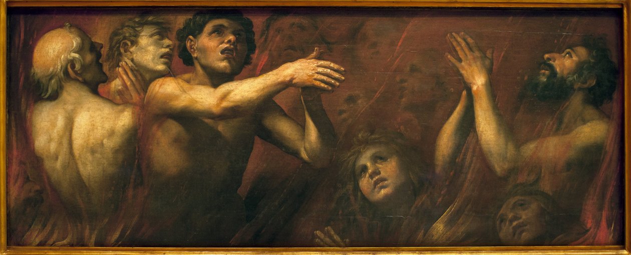 Skjærsildens sjeler. Maleri av Alonso Cano (1601-1667), olje på lerret av Alonso Cano
