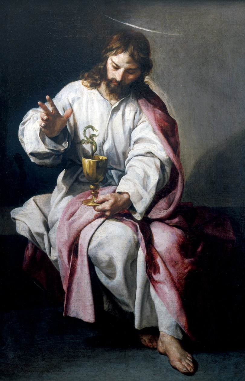 St John the Evangelist with the Poisoned Cup, 1636 av Alonso Cano