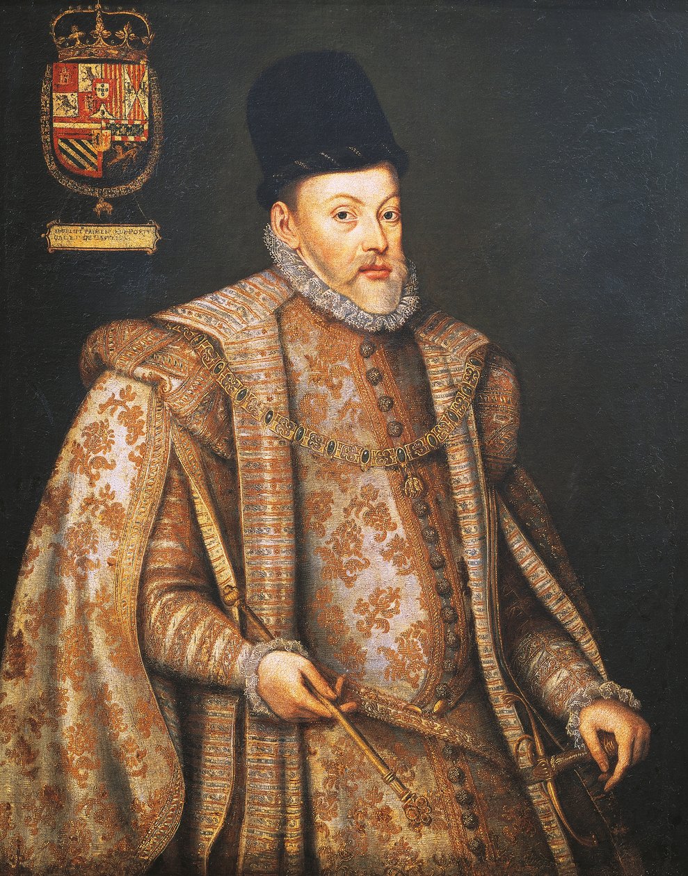 Portrett av Filip II av Spania (Valladolid av Alonso Sánchez Coello