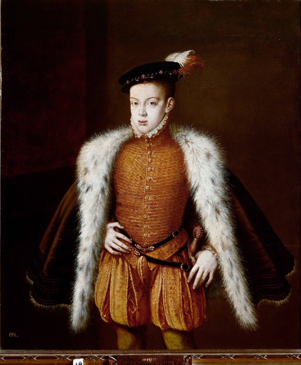 Portrett av prins Don Carlos (maleri, ca. 1557) av Alonso Sánchez Coello