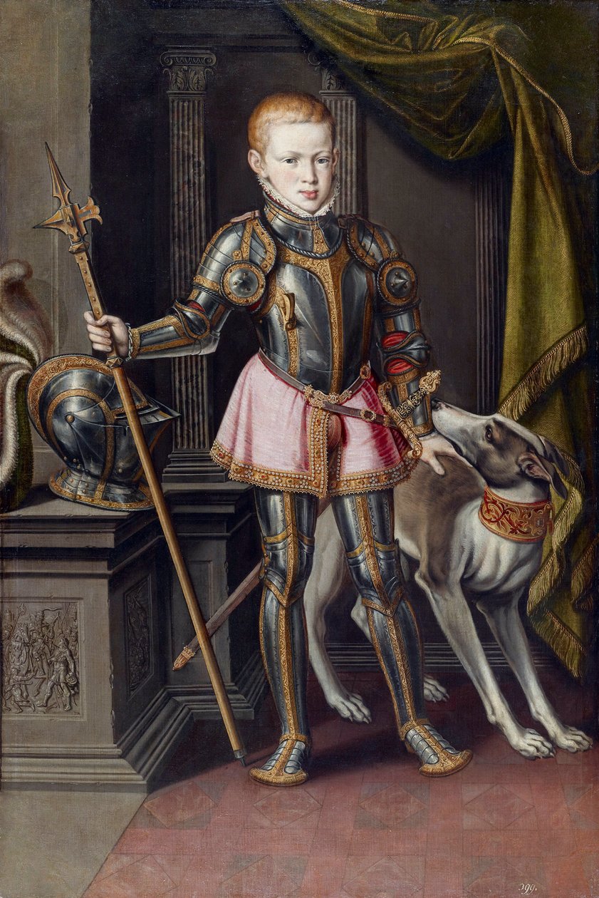 Sebastien Ier (1554-1578) - Sebastian av Portugal - kong Sebastian I av Portugal - av Sanchez Coello, Alonso (1531-1588) Kunsthistorisk museum, Vienne ©FineArtImage/Leemage av Alonso Sánchez Coello