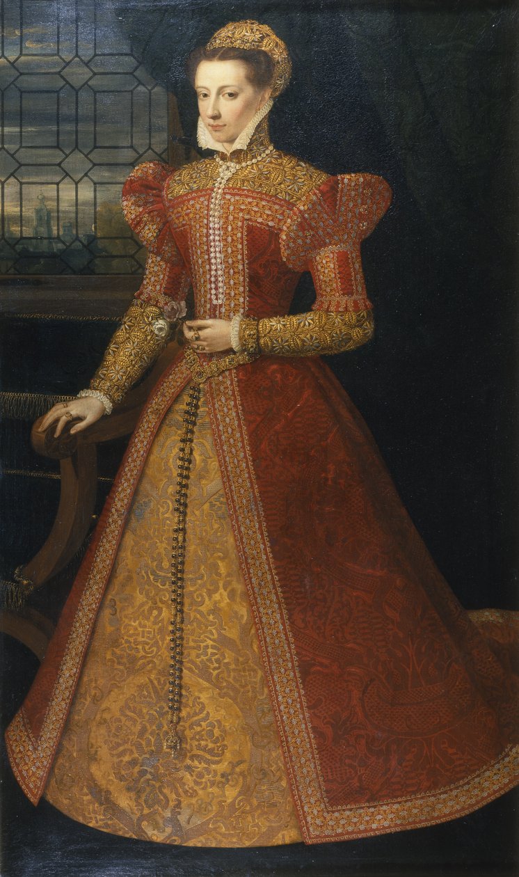 Portrett av en ukjent dame, ca. 1575 (olje på lerret) av Alonso Sánchez Coello
