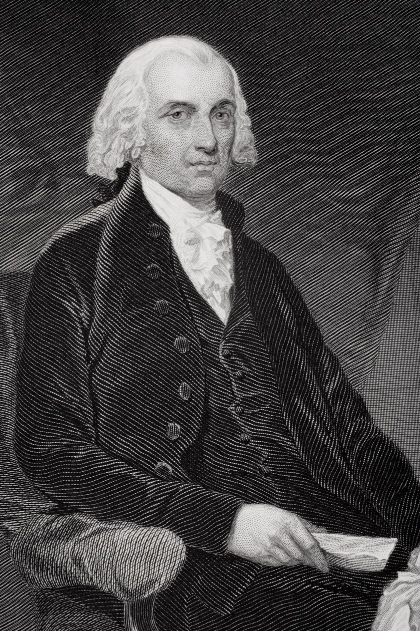 James Madison (1751-1836) (detalj av 254781) av Alonzo Chappel