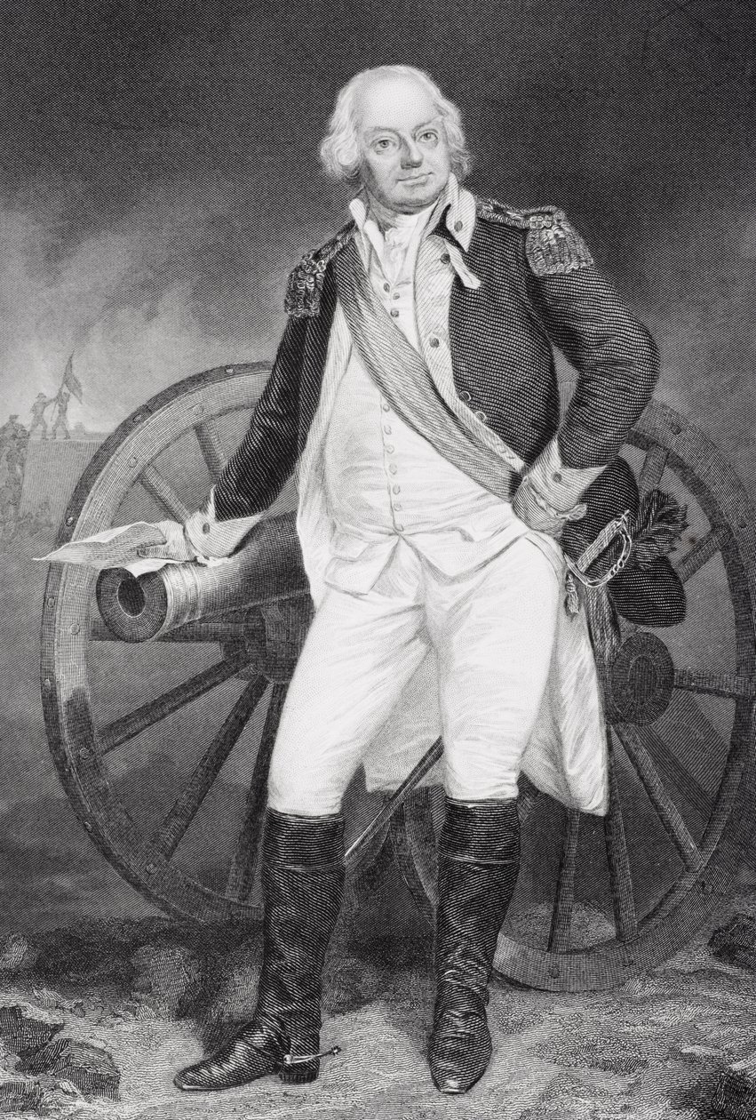 Portrett av Benjamin Lincoln (1733-1810) av Alonzo Chappel